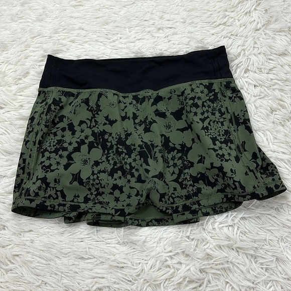 Lululemon Pace Rival Skirt (Regular) *No Panels Efflorescent Barracks Green - Picture 1 of 5
